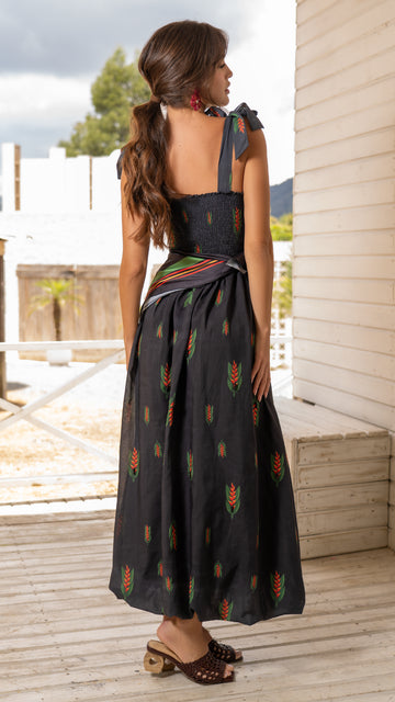 Vestido Globo Heliconias